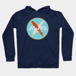 Bells Beach Crossed Surfboards Hoodie